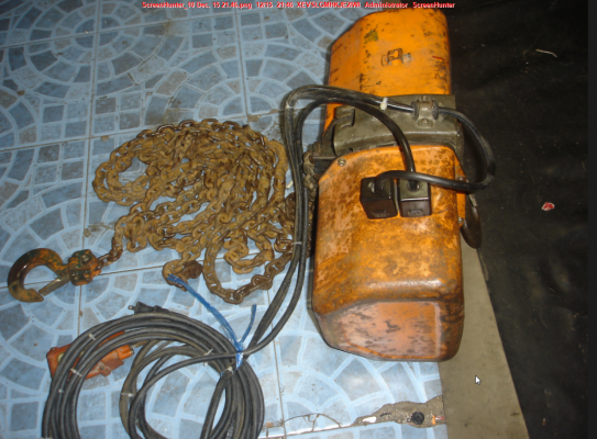 ขายรอกไฟฟ้าขนาด1ตัน ฮิตาชิ ไฟ220v