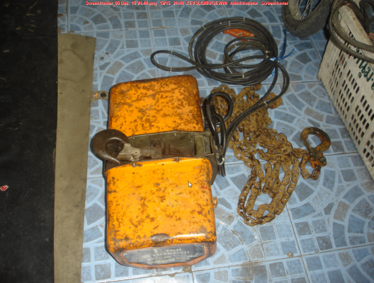 ขายรอกไฟฟ้าขนาด1ตัน ฮิตาชิ ไฟ220v