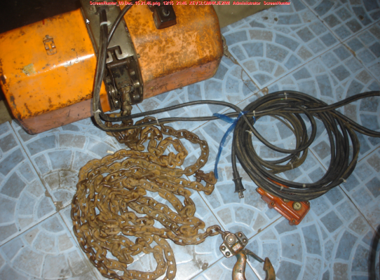 ขายรอกไฟฟ้าขนาด1ตัน ฮิตาชิ ไฟ220v