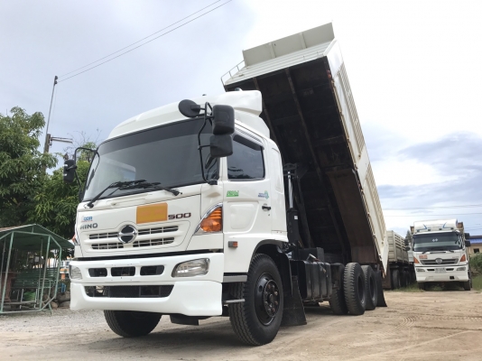 ขายรถบรรทุก 10 ล้อดั้ม HINO 251 ปี 57