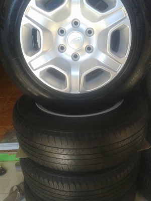 แม็กฟอร์ด6รูขอบ17พร้อมยางปี14ไร้ริ้วรอย