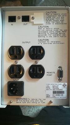 UPS. UPS PowerMatic และ Syndome เครื่องเปล่า