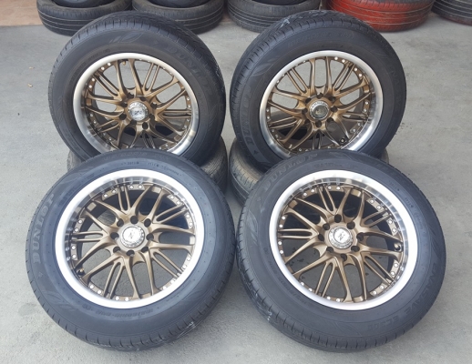 ล้อมือ2 LEGEND ขอบ15 4รู100-114 พร้อมยาง  4 ล้อ