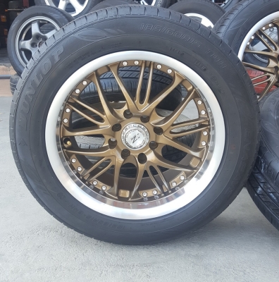 ล้อมือ2 LEGEND ขอบ15 4รู100-114 พร้อมยาง  4 ล้อ