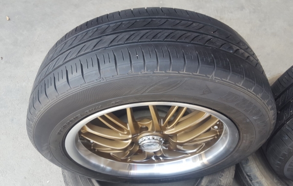 ล้อมือ2 LEGEND ขอบ15 4รู100-114 พร้อมยาง  4 ล้อ