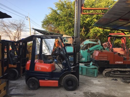 รถยกโตโยต้า 1.5 ตันรุ่นหกสภาพดี เก่าญี่ปุ่นไม่เคยใช้ในไทยมีใบอินวอย