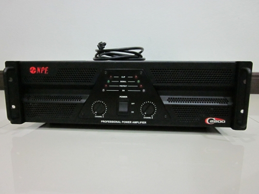 เครื่องขยายเสียงกลางแจ้ง NPE รุ่น C-2200 สภาพใหม่ เครื่องขยายเสียงกลางแจ้ง NPE รุ่น C-2200 สภาพใหม่