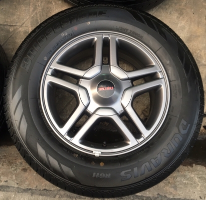 ล้อแม็กป้ายแดง ISUZU 1.9 Blue Power X-Series ขอบ 16 พร้อมยางป้ายแดง Bridgestone 215-70-16 ปี 17