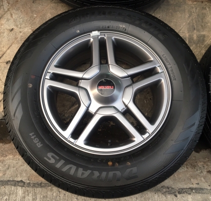 ล้อแม็กป้ายแดง ISUZU 1.9 Blue Power X-Series ขอบ 16 พร้อมยางป้ายแดง Bridgestone 215-70-16 ปี 17