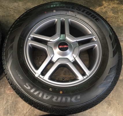 ล้อแม็กป้ายแดง ISUZU 1.9 Blue Power X-Series ขอบ 16 พร้อมยางป้ายแดง Bridgestone 215-70-16 ปี 17