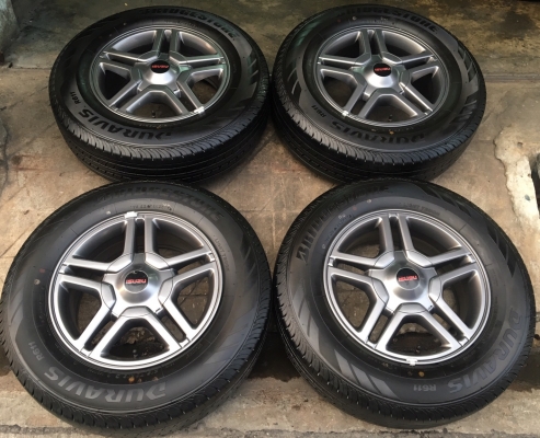 ล้อแม็กป้ายแดง ISUZU 1.9 Blue Power X-Series ขอบ 16 พร้อมยางป้ายแดง Bridgestone 215-70-16 ปี 17