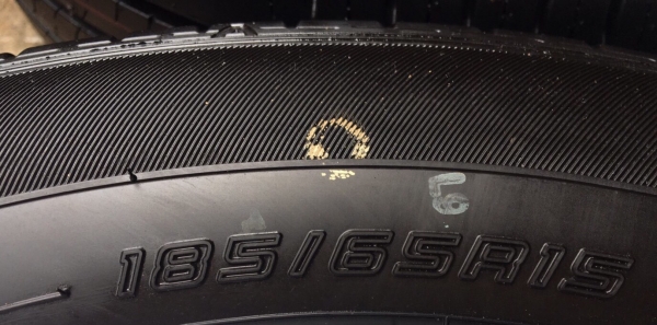 ล้อแม็กป้ายแดง Mazda 2 ขอบ 15 พร้อมยางป้ายแดง Dunlop 185-65-15 ปี 17