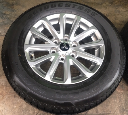 แม็ก Mitsu New Triton Plus ขอบ17 พร้อมยาง 245-65-17 ปลายปี 16