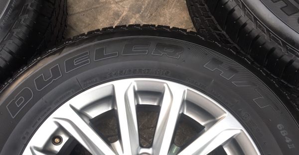 แม็ก Mitsu New Triton Plus ขอบ17 พร้อมยาง 245-65-17 ปลายปี 16