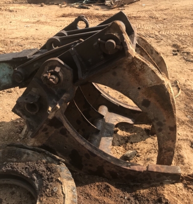 ขายหัวคีบไม้ ใส่รถแบ๊คโฮ ขนาด 120 พร้อมใช้งาน