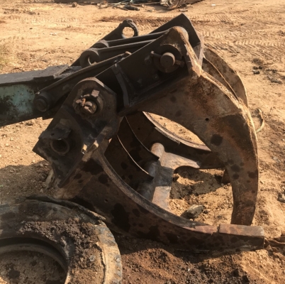 ขายหัวคีบไม้ ใส่รถแบ๊คโฮ ขนาด 120 พร้อมใช้งาน