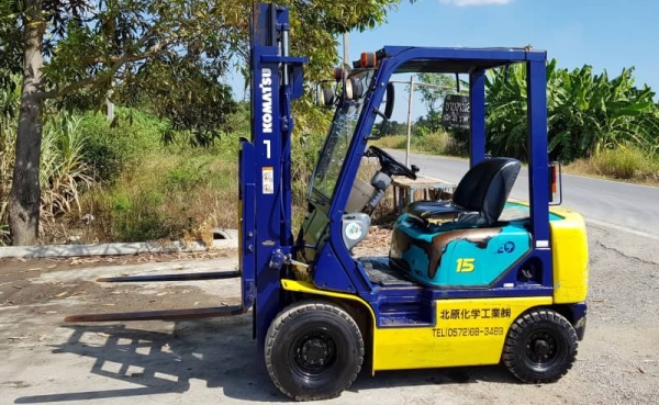 ขายด่วนรถยกKOMATSU FG15-16ยก2ตันเสาสูง3เมตรตัวใหม่ล่าสูดยางตันรถนอกเพื่งนำเข้ามาใหม่ยังไม่เคยใช้งานในไทยเลย