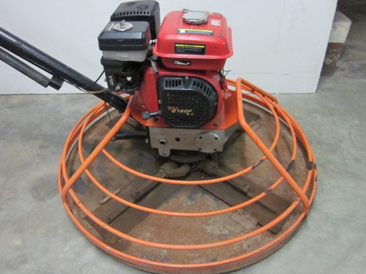 เครื่องขัดมันพื้นปูน (แมงปอ) เครื่องยนต์ POLO G160F 5.5 HP สภาพดี พร้อมใช้งาน