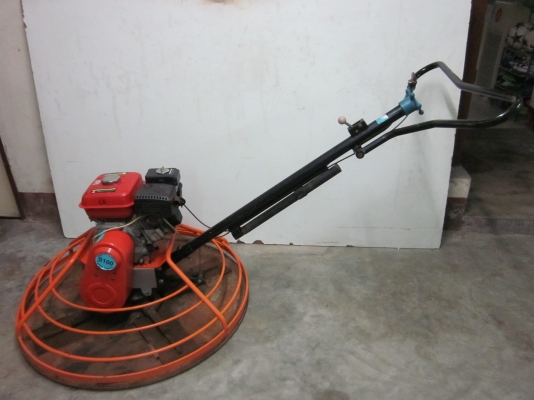 เครื่องขัดมันพื้นปูน (แมงปอ) เครื่องยนต์ POLO G160F 5.5 HP สภาพดี พร้อมใช้งาน