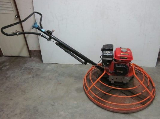 เครื่องขัดมันพื้นปูน (แมงปอ) เครื่องยนต์ POLO G160F 5.5 HP สภาพดี พร้อมใช้งาน