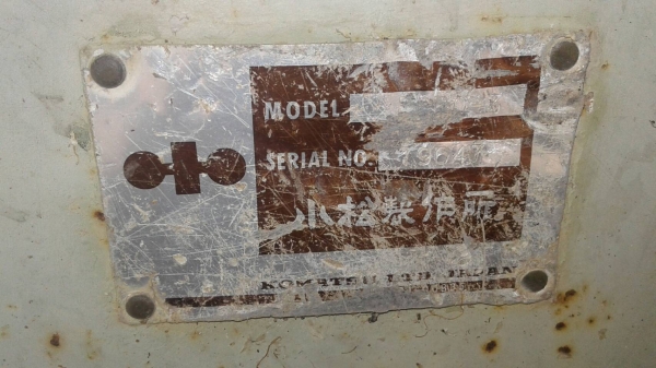 ขายด่วนรถแบคโฮKOMATSU. PC60=3สภาพพร้อมใช้งาน