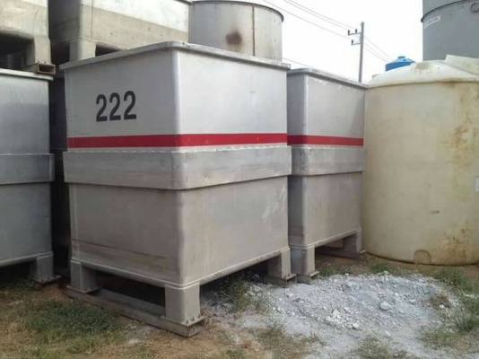 ถังอลูมิเนียม 4,000 L ขนาด 2*2 เมตร