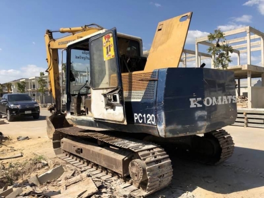 ขาย 425,000 บาท KOMATSU PC120-5 คอนโทรลยาว  เครื่องดี ปั้มแรง โช่หนา เอวแน่น (ไฟฟ้าครบ -มอเตอร์คันเร่งอยู่) เอกสารชื่อขาย  รถอยู่  จ.ปทุมธานี. โทร 0610710295