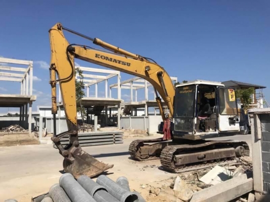 ขาย 425,000 บาท KOMATSU PC120-5 คอนโทรลยาว  เครื่องดี ปั้มแรง โช่หนา เอวแน่น (ไฟฟ้าครบ -มอเตอร์คันเร่งอยู่) เอกสารชื่อขาย  รถอยู่  จ.ปทุมธานี. โทร 0610710295
