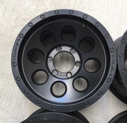 ล้อLensoแท้ Max1 หยดน้ำ ขอบ16x9 off 0 สภาพสวย4วง