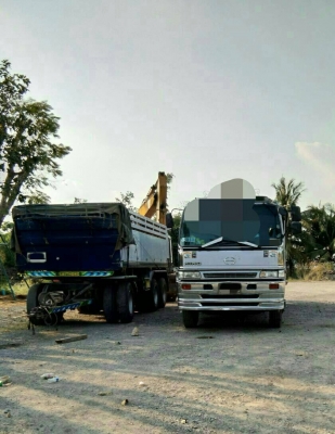ขาย HINO 1J วางเครื่อง P11 320 แรง พ่วงแม่ลูก รถปี 44