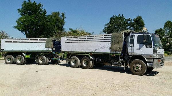 ขาย HINO 1J วางเครื่อง P11 320 แรง พ่วงแม่ลูก รถปี 44