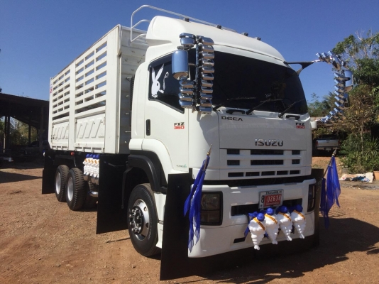 Isuzu 360 แรง ปี 56 กระบะดัมพ์คอกเกษตร สวยสด ยางดี พร้อมใช้งานค่ะ