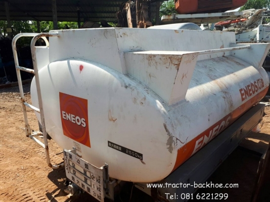 ขาย แท๊งก์น้ำมัน เก่าญี่ปุ่นแท้ ขนาด 2550 Kg พร้อมมิเตอร์วัด หัวจ่าย เพลาปั๊มปั่นและสาย