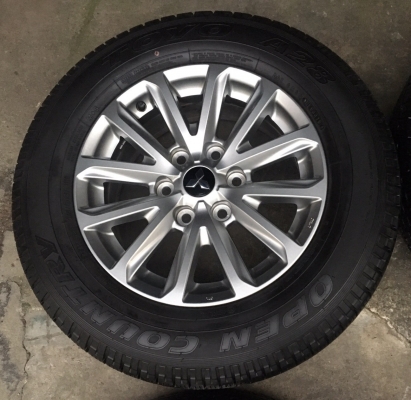 แม็ก Mitsu New Triton Plus ขอบ17 พร้อมยาง 245-65-17 ปลายปี 16 ตุ่มยังอยู่