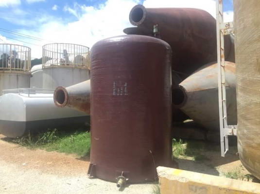ถังไฟเบอร์ 5,000 ลิตร Dia1.6m * H 2.5m