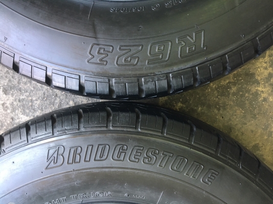 ล้อแม็ก ISUZU Platinum ขอบ15 พร้อมยาง Bridgestone 215-70-15 ปลายปี 11