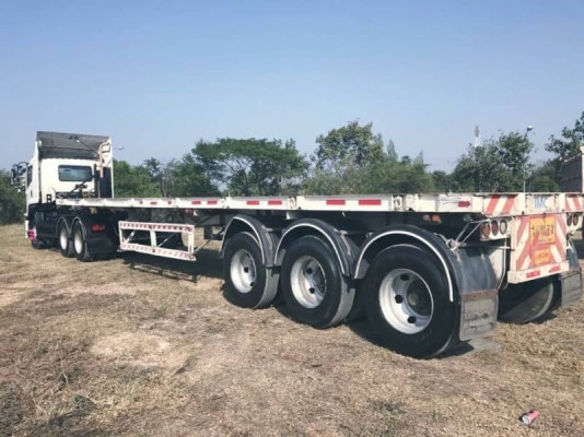 หัวลาก Isuzu 360 แรง ปี 2556 พร้อมหางสามเพลา หัวเดิมบาง ยางดี คัสซีสวย เครื่องดี เกียร์ดี รถไม่เคยเก