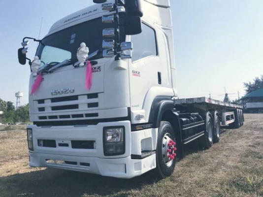 หัวลาก Isuzu 360 แรง ปี 2556 พร้อมหางสามเพลา หัวเดิมบาง ยางดี คัสซีสวย เครื่องดี เกียร์ดี รถไม่เคยเก หัวลาก Isuzu 360 แรง ปี 2556 พร้อมหางสามเพลา หัวเดิมบาง ยางดี คัสซีสวย เครื่องดี เกียร์ดี รถไม่เคยเก
