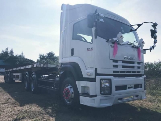หัวลาก Isuzu 360 แรง ปี 2556 พร้อมหางสามเพลา หัวเดิมบาง ยางดี คัสซีสวย เครื่องดี เกียร์ดี รถไม่เคยเก หัวลาก Isuzu 360 แรง ปี 2556 พร้อมหางสามเพลา หัวเดิมบาง ยางดี คัสซีสวย เครื่องดี เกียร์ดี รถไม่เคยเก