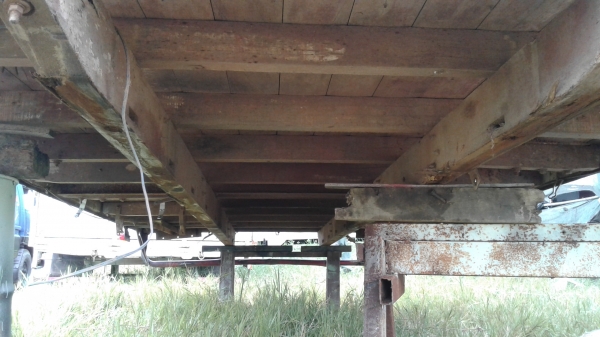 ขายด่วน..กะบะคาโก้.พื้นเหล็ก.รั้วเหล็ก.ยาว4.50เมตร.กว้าง2.20เมตร