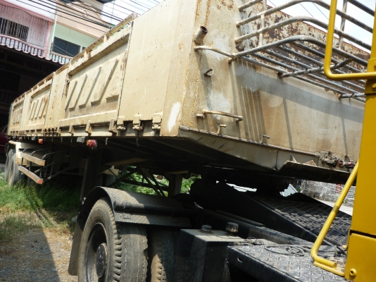 หางเทรลเลอร์ สามมิตร พื้นเรียบ ยาว 12 เมตร