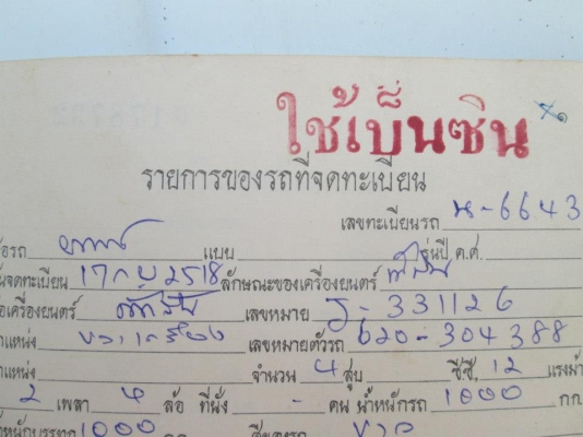 ขาย DATSUN 620 เครื่อง1500 เกียร์คอ เดิมๆ 4 ขอไฟนอน