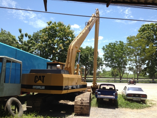 รถแบคโฮ CAT-E200BLC บูมยาว 18 เมตร