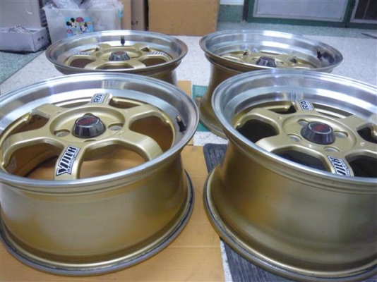 ขาย mag TE37 4รู100 หน้า 7 หลัง 8 สีทองขอบเงา