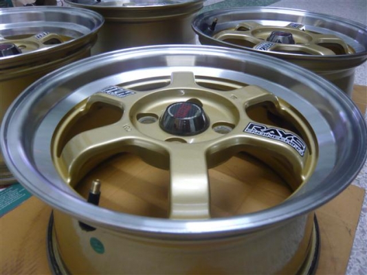 ขาย mag TE37 4รู100 หน้า 7 หลัง 8 สีทองขอบเงา