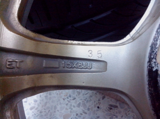 ขาย mag TE37 4รู100 หน้า 7 หลัง 8 สีทองขอบเงา