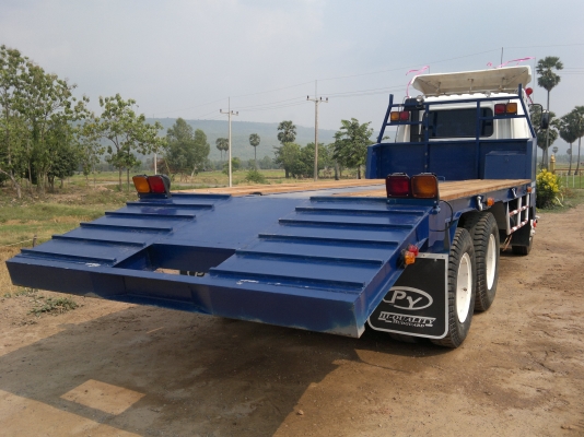 ขาย10ล้อ2เพลาเทเลอร์ท้ายลาด  บรรทุกรถแม็คโคร  200-320