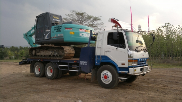 ขาย10ล้อ2เพลาเทเลอร์ท้ายลาด  บรรทุกรถแม็คโคร  200-320