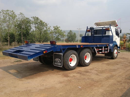 ขาย10ล้อ2เพลาเทเลอร์ท้ายลาด  บรรทุกรถแม็คโคร  200-320