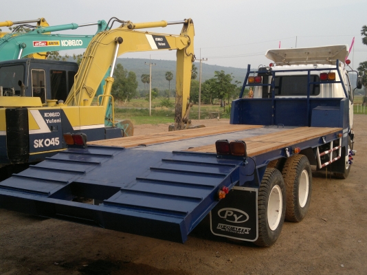 ขาย10ล้อ2เพลาเทเลอร์ท้ายลาด  บรรทุกรถแม็คโคร  200-320